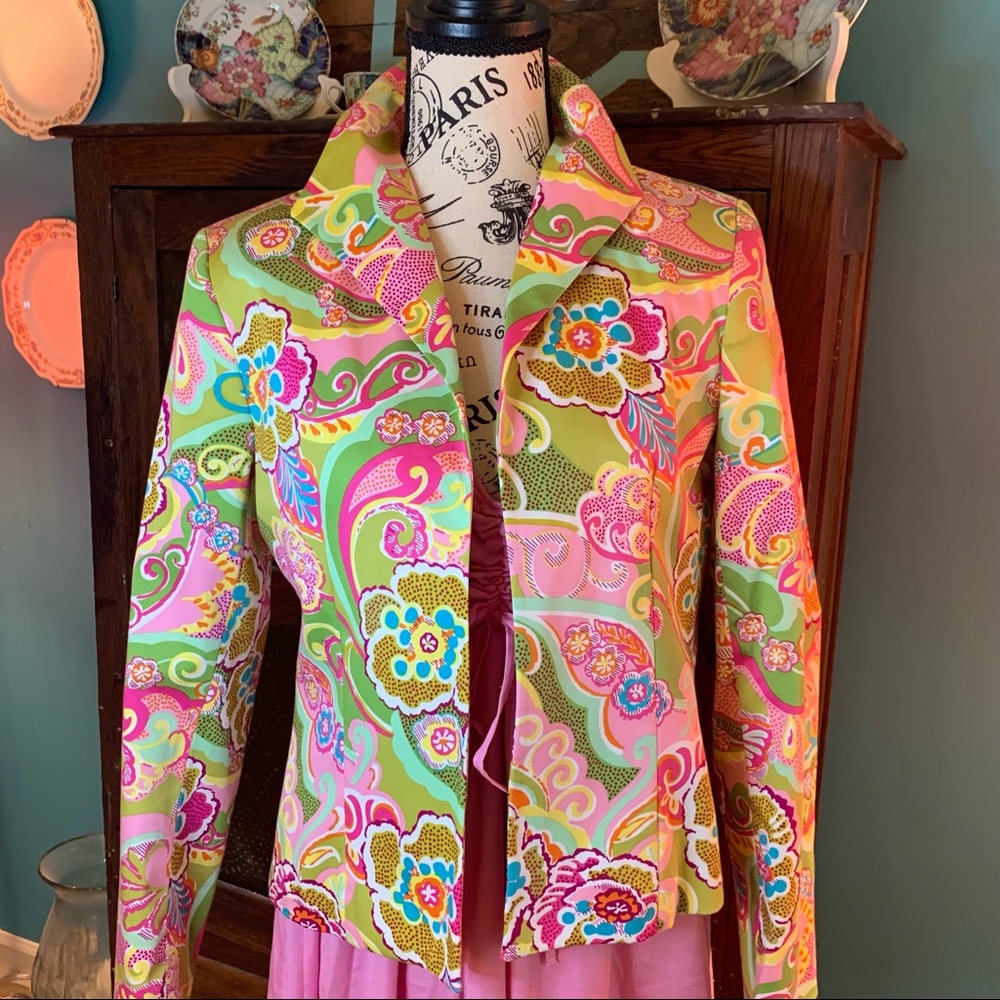 Harve Bernard Floral Blazer. Never Worn